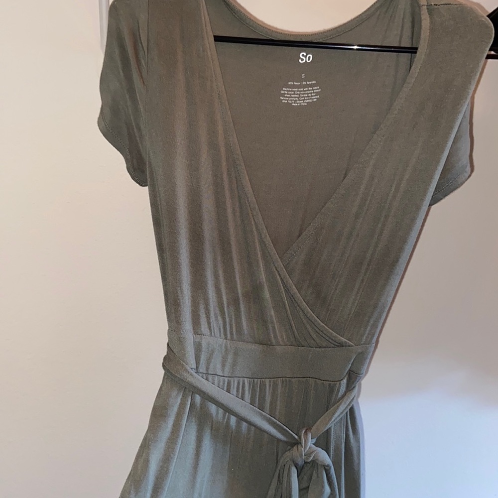 Green summer dress